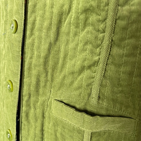 CJ Banks Reversible Floral and Green Vest Women Double-Sided size 1X (A22)‎ - Picture 7 of 11